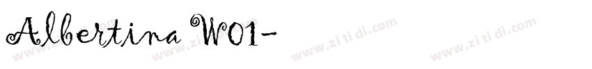 Albertina W01字体转换